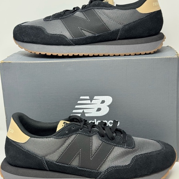 New Balance 237 Men's Size 11D Black Sneakers New In Box #MS237LOB ••New In Box• - Picture 2 of 6